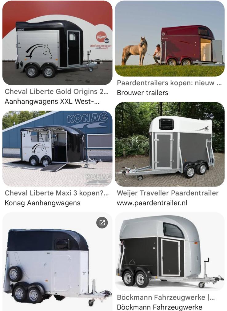 Gezocht: paardentrailer te huur in Staphorst, Ophalen, Zo goed als nieuw, Aluminium