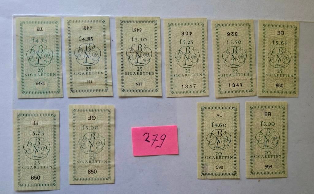 25 en 20 SIGARETTEN          GULDEN'S  NR  279, Verzamelen, Ophalen of Verzenden, Zo goed als nieuw, Overige typen