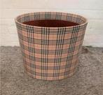Prullenbak vintage Engelse Burberry prullenbak., Ophalen of Verzenden