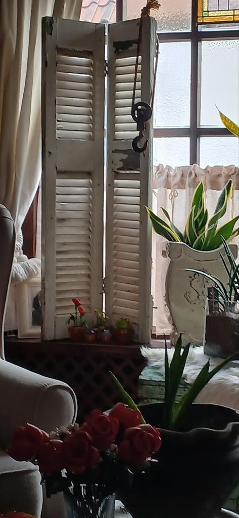 Oude houten luiken 75 euro per stuk., Huis en Inrichting, Woonaccessoires | Wanddecoraties, Ophalen of Verzenden, Gebruikt