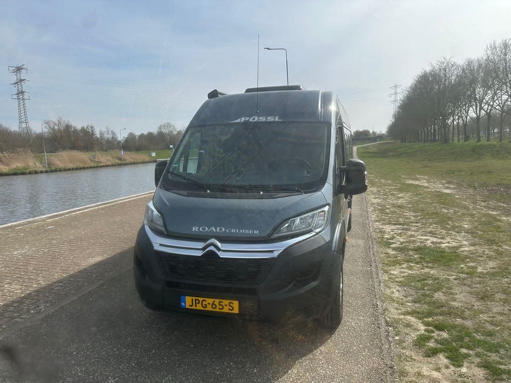 Pössl Roadcruiser buscamper, Caravans en Kamperen, Fiat, Tot en met 2, Particulier, Luifel