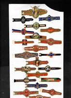 Fabrieksbanden 22 st ass, Verzamelen, Rookartikelen, Aanstekers en Luciferdoosjes, Ophalen of Verzenden, Gebruikt, Sigarenbandjes