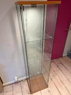 IKEA DETOLF Vitrinekast met verlichting, Ophalen, Met plank(en), Minder dan 50 cm, Gebruikt