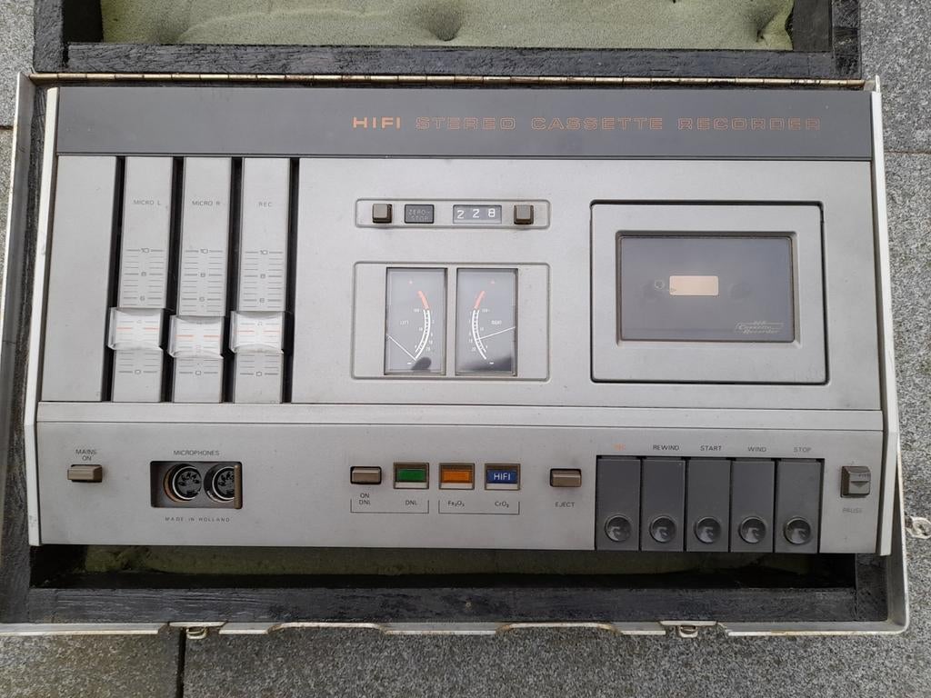 Vintage Aristona Cassettedeck 9148, Audio, Tv en Foto, Cassettedecks, Ophalen, Overige merken