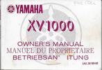 Yamaha XV1000 owner manual (1745z), Ophalen of Verzenden, Yamaha