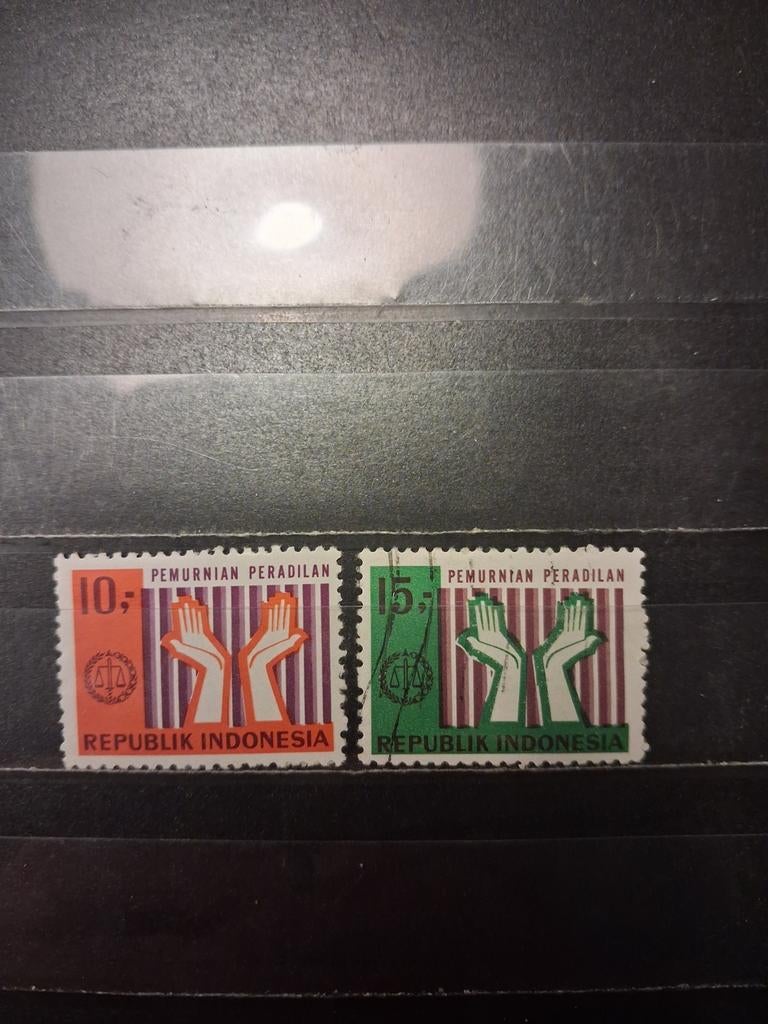 Indonesië 675-676 gestempeld, Ophalen, Gestempeld, Zuidoost-Azië