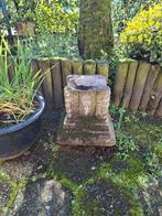 Decoratieve betonnen sokkel voor tuin of pot, Ophalen, Gebruikt
