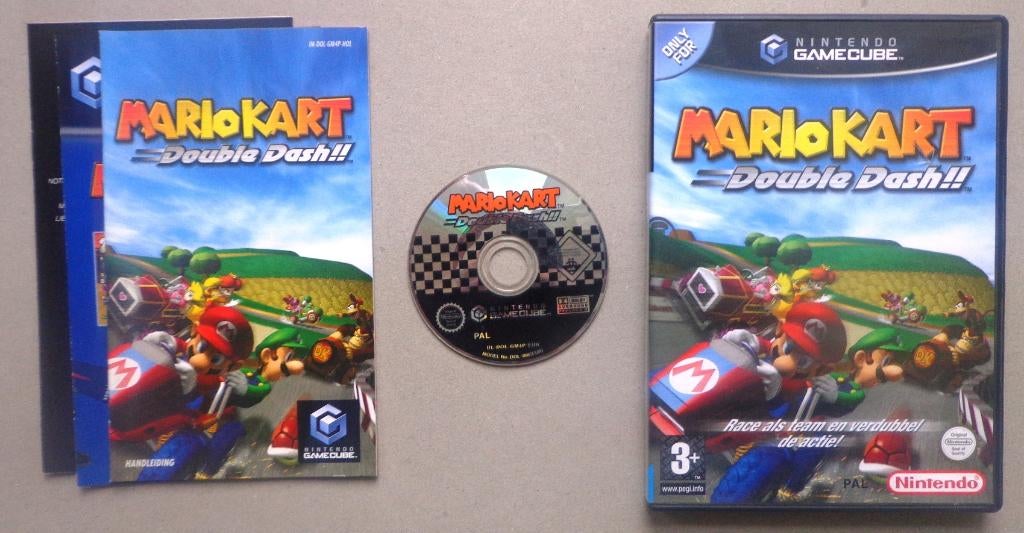 Mario Kart Double Dash voor de Nintendo GameCube Compleet, Spelcomputers en Games, Games | Nintendo GameCube, Racen en Vliegen