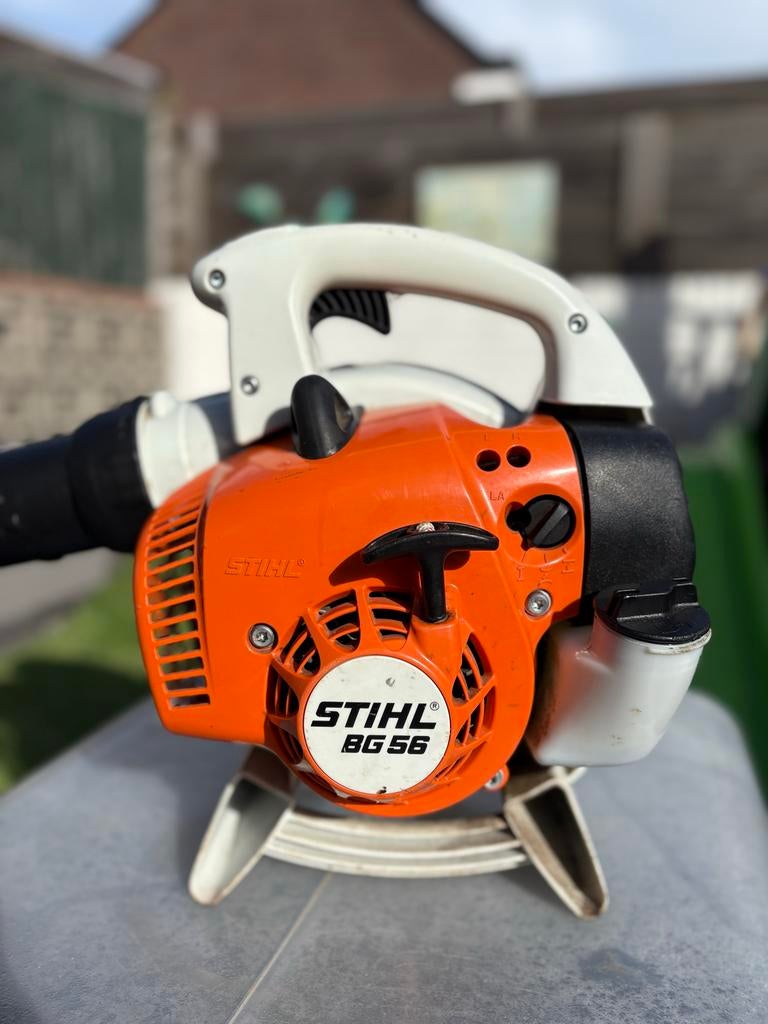 Stihl BG 56 Benzine Bladblazer - Zo goed als nieuw, Ophalen of Verzenden, Zo goed als nieuw, Benzine, Handgedragen