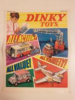 Dinky Toys uitvouwblad 1968 in nieuwstaat., Ophalen of Verzenden, Zo goed als nieuw, Auto, Overige merken
