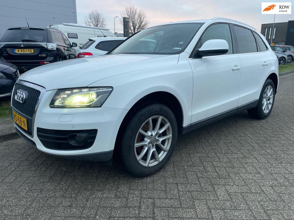 Audi Q5 2.0 TDI quattro Pro Line Leer,panoramadak, Garantie, Automaat, Gebruikt, 4 cilinders, Wit