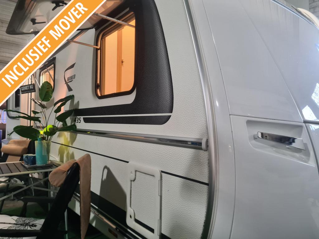 FENDT BIANCO SELECTION 435 / THULE DAKLUIFEL / A MOVER, Caravans en Kamperen, Kachel, Bedrijf, Treinzit, Overige typen