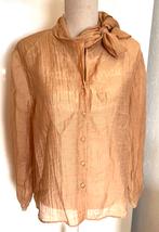 Zara camelkleurige blouse maat 42(dm), Ophalen of Verzenden, Zo goed als nieuw, Maat 42/44 (L), Bruin