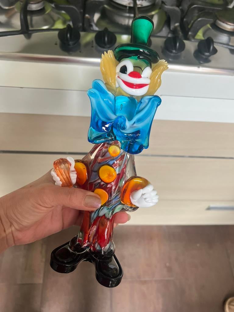murano glazen clown, Ophalen, Zo goed als nieuw