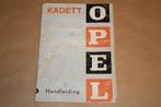 Handleiding Opel Kadett Special Coupé Caravan 1000 - 1965, Ophalen of Verzenden