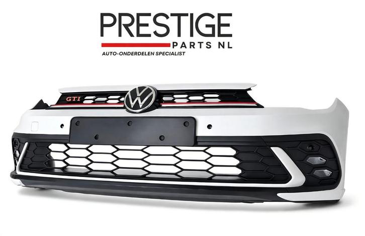 Voorbumper VW Polo 2G Facelift GTI 4xPDC Bumper bj.2022-2025, Auto-onderdelen, Carrosserie en Plaatwerk, Bumper, Voor, Gebruikt