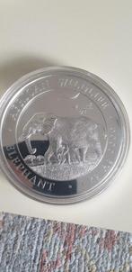 1 Kilo Somalische Olifant Zilveren Munt 2022, Ophalen, Losse munt, Zilver