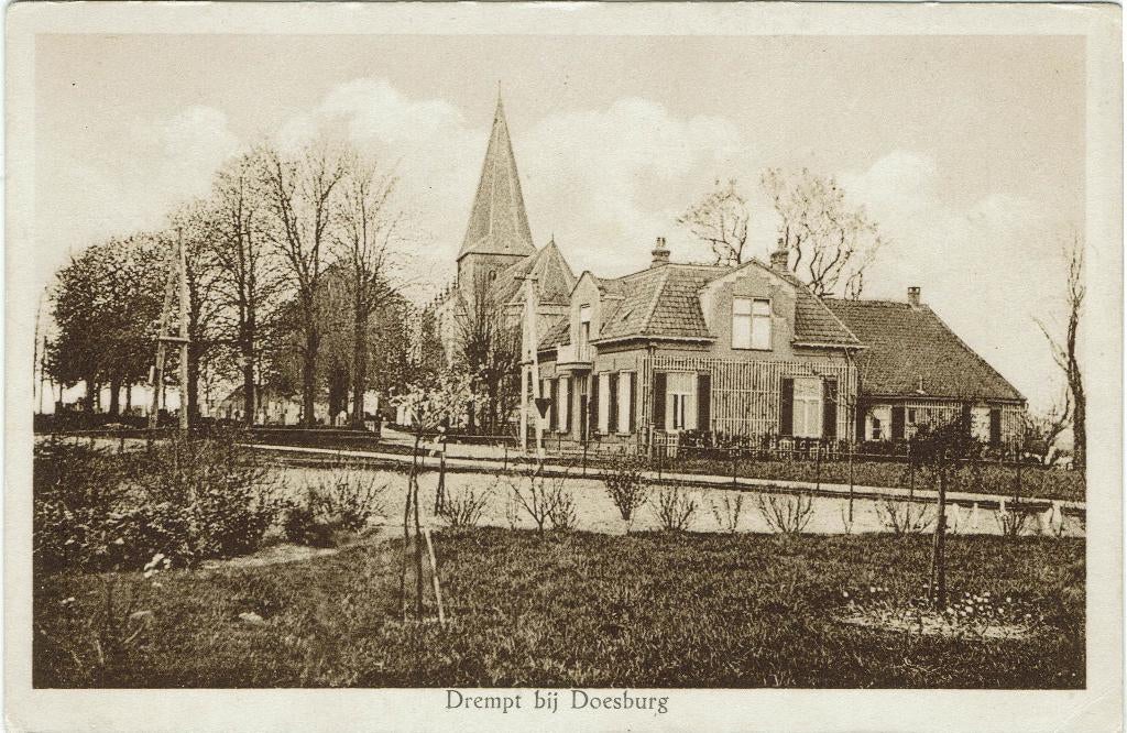 Drempt – St. Joriskerk., Verzamelen, Ophalen of Verzenden, Voor 1920, Ongelopen, Gelderland
