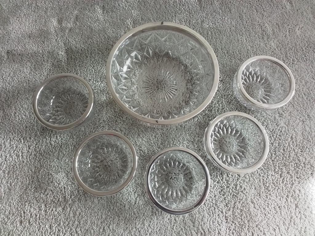 Val Saint Lambert kom set vintage, Ophalen of Verzenden