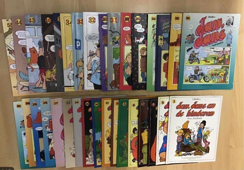 48 delen Jan,Jans en de kinderen door Jan Kruis, Boeken, Meerdere stripboeken, Ophalen of Verzenden, Gelezen