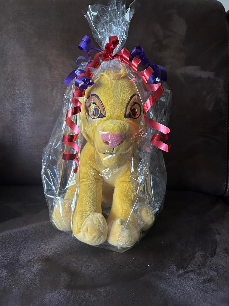Simba (de Leeuwenkoning) knuffel, Verzamelen, Disney, Ophalen of Verzenden, Leeuwenkoning of Jungle Boek, Zo goed als nieuw, Overige typen
