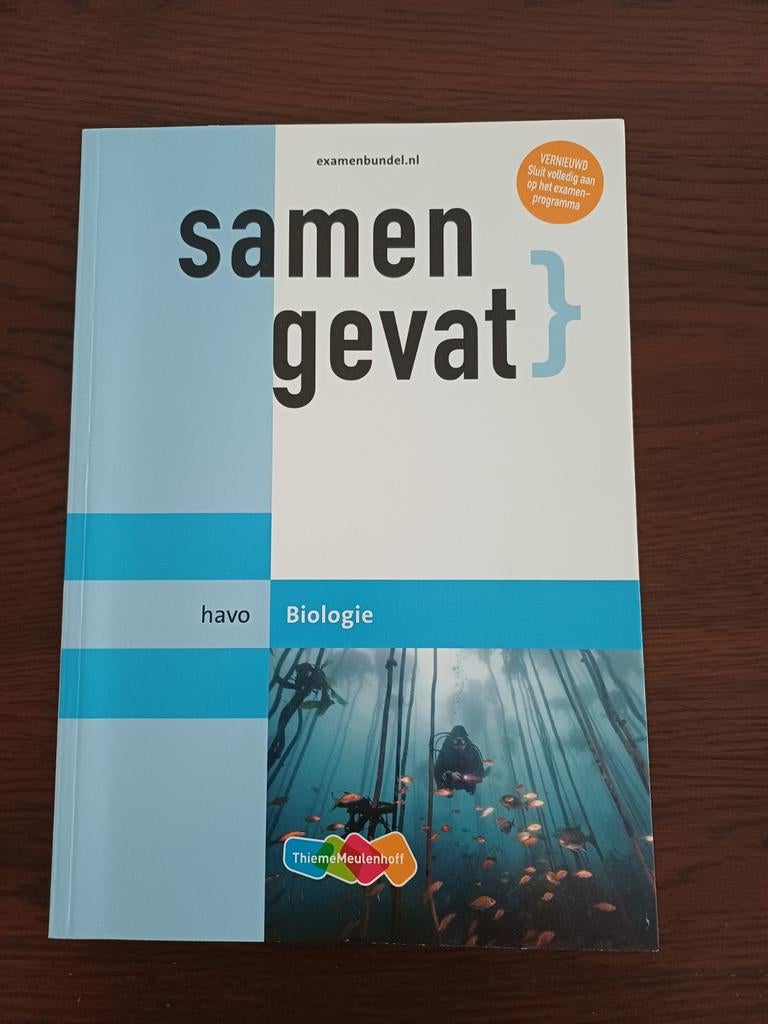Samengevat Biologie havo, Boeken, Ophalen of Verzenden, Zo goed als nieuw, HAVO, Biologie