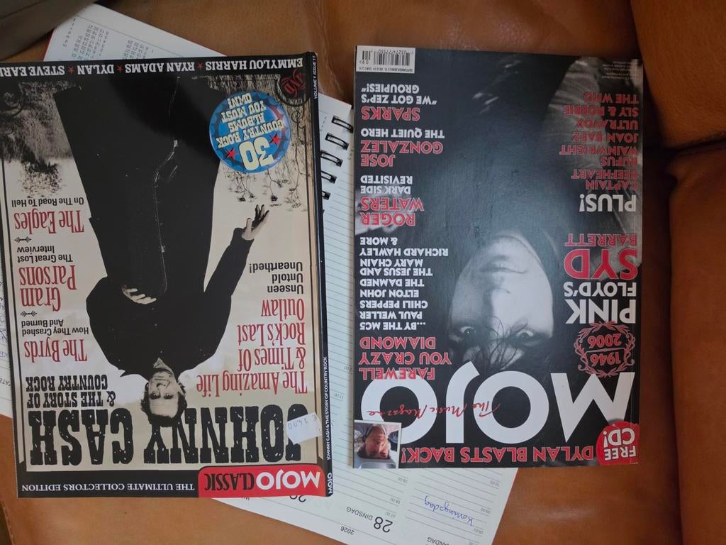 Mojo tijdschrift: Johnny Cash & Pink Floyd, Boeken, Ophalen of Verzenden, Gelezen, Muziek, Film of Tv