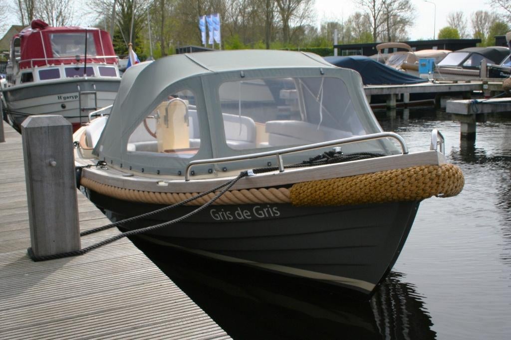 Langweerder Sloep 6.50 classic - Gris de Gris, Ophalen, 10 tot 30 pk, Gebruikt, Binnenboordmotor