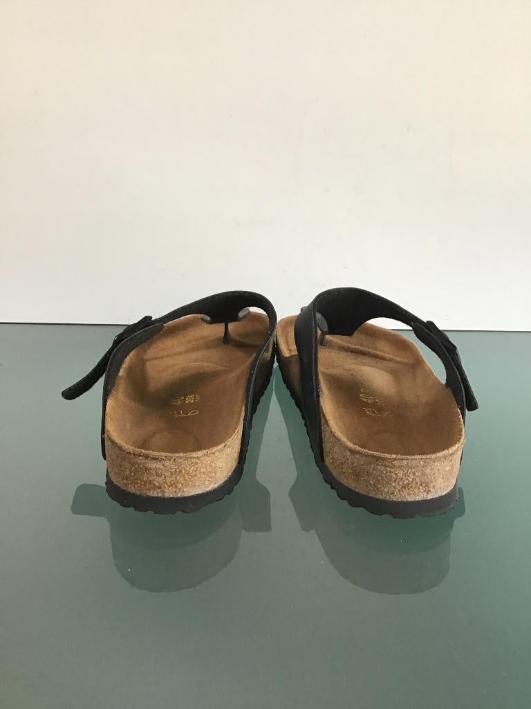 Birkenstock 40 | Gizeh zwarte slippers | Gratis verzenden, Kleding | Dames, Schoenen, Slippers, Verzenden, Zwart, Zo goed als nieuw