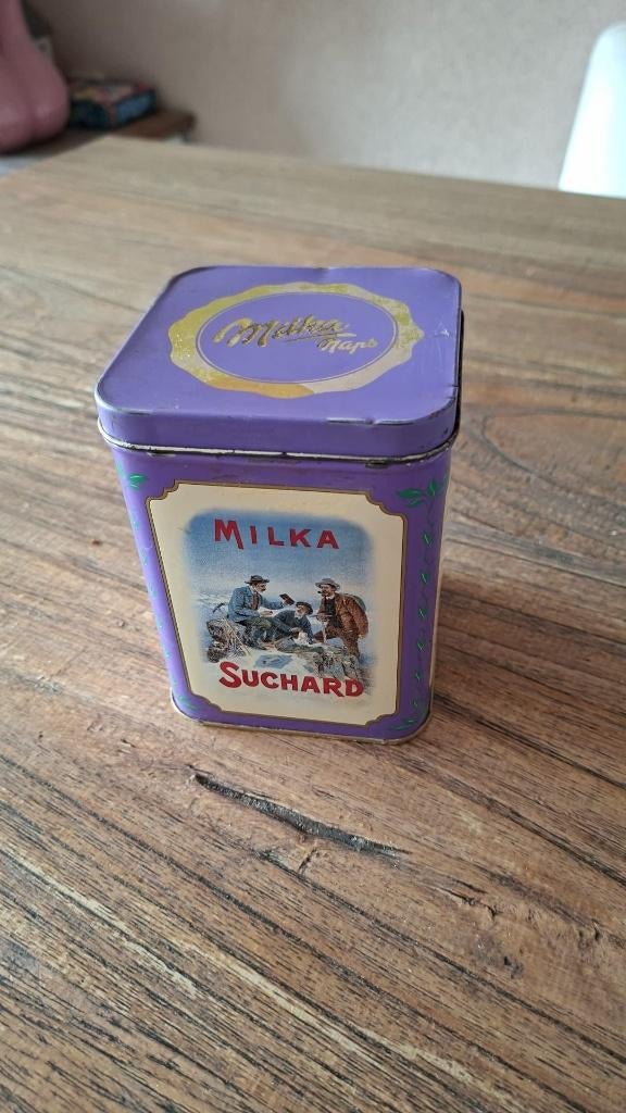 Milka Suchard blik, Ophalen of Verzenden, Gebruikt, Overige, Overige merken
