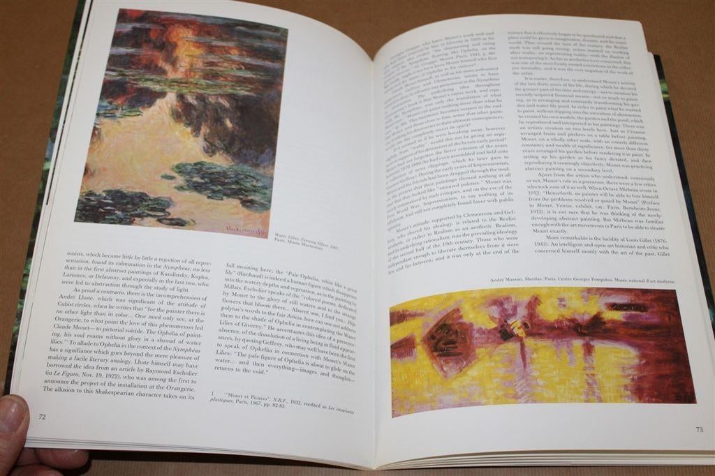 De Nymféas van Claude Monet in het Musée de l'Orangerie., Ophalen of Verzenden, Zo goed als nieuw