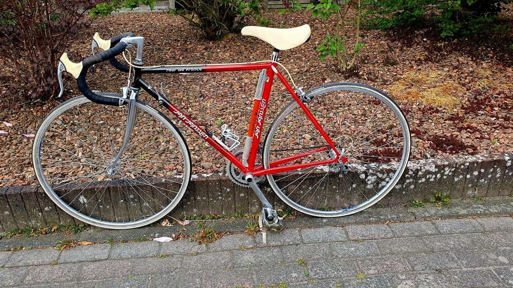 Jan Janssen racefiets frame 52, retro damesracefiets, 28 inch, Velgrem, Zo goed als nieuw, 15 tot 20 versnellingen