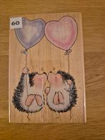 Penny Black Egels nr 60, Hobby en Vrije tijd, Stempelen, Ophalen of Verzenden, Gebruikt, Houten stempel