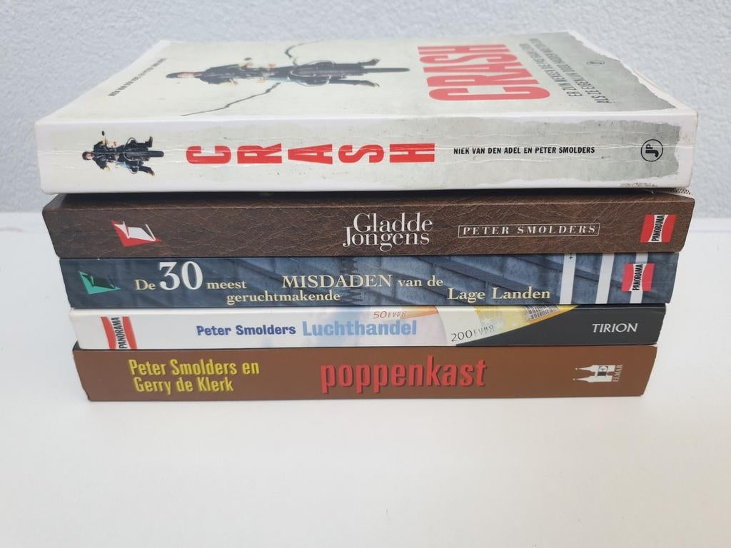 Boekenbundel Peter Smolders: Misdaad en Spanning, Boeken, Overige Boeken, Gelezen, Ophalen of Verzenden