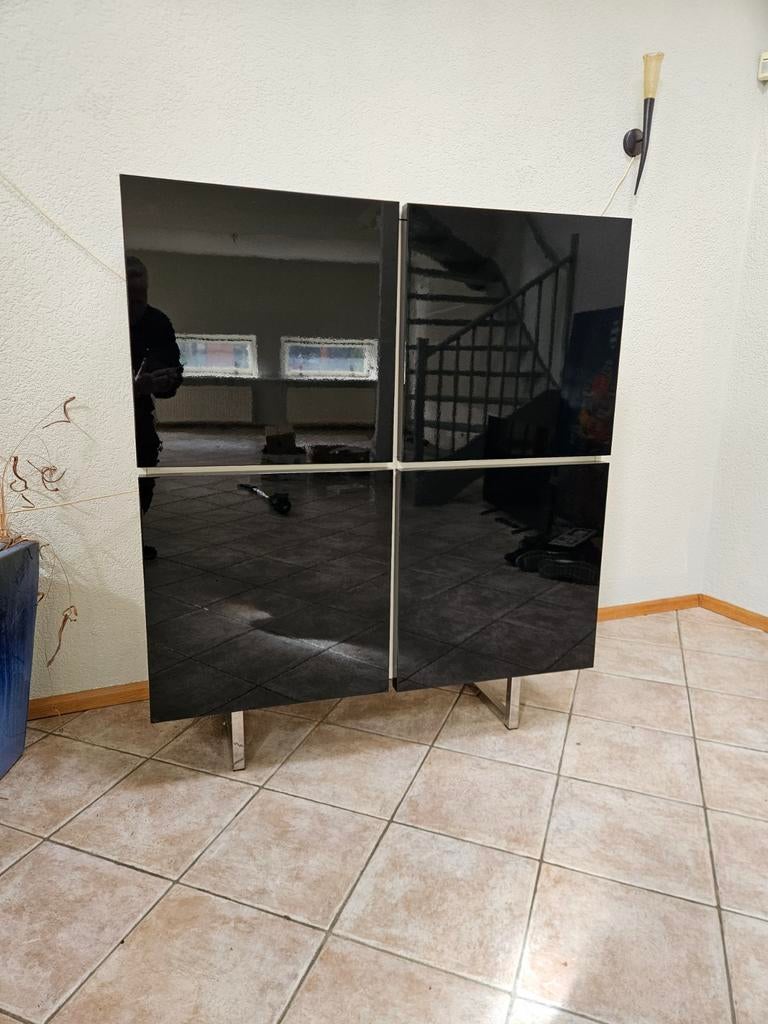 Bert Plantagie dressoir met glazen planken, Ophalen, 100 tot 150 cm, Glas, Modern