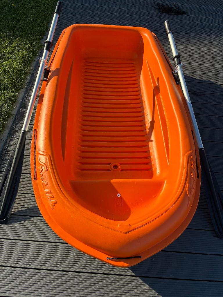 Bic Sportyak 213 roeiboot, volgbootje,nieuwstaat, Watersport en Boten, Ophalen, Zo goed als nieuw, Polyester, Met roeispanen of peddels