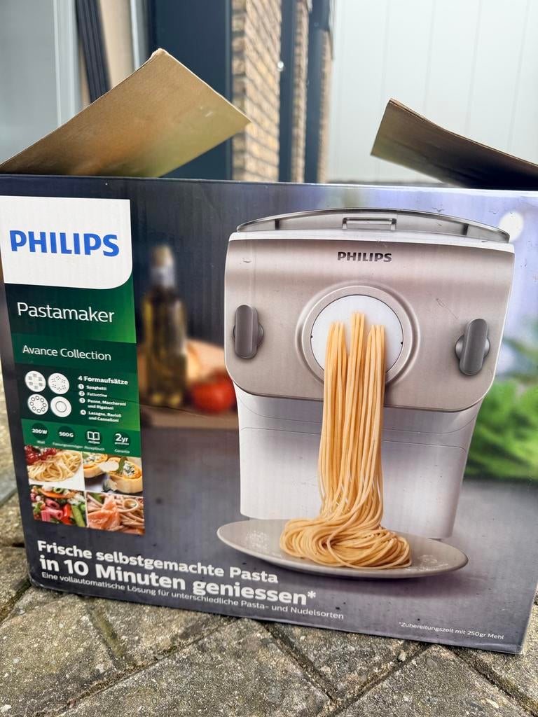 Philips Pastamaker Avance Collection - Verse Pasta in 10 Min, Ophalen of Verzenden, Zo goed als nieuw