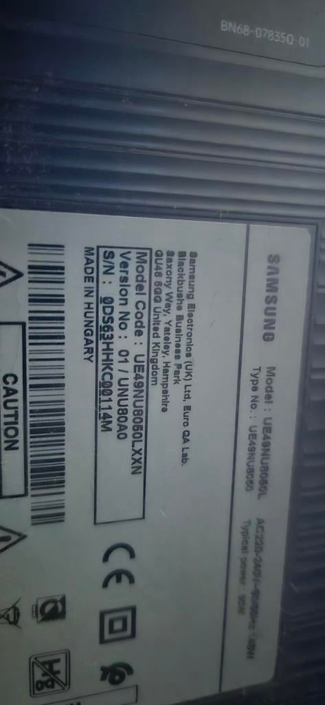 Te koop samsung smart tv, LCD, Ophalen of Verzenden, Zo goed als nieuw, 100 Hz