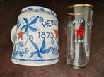 Heineken bierglas & bierpul., Verzamelen, Ophalen, Zo goed als nieuw, Glas of Glazen, Heineken