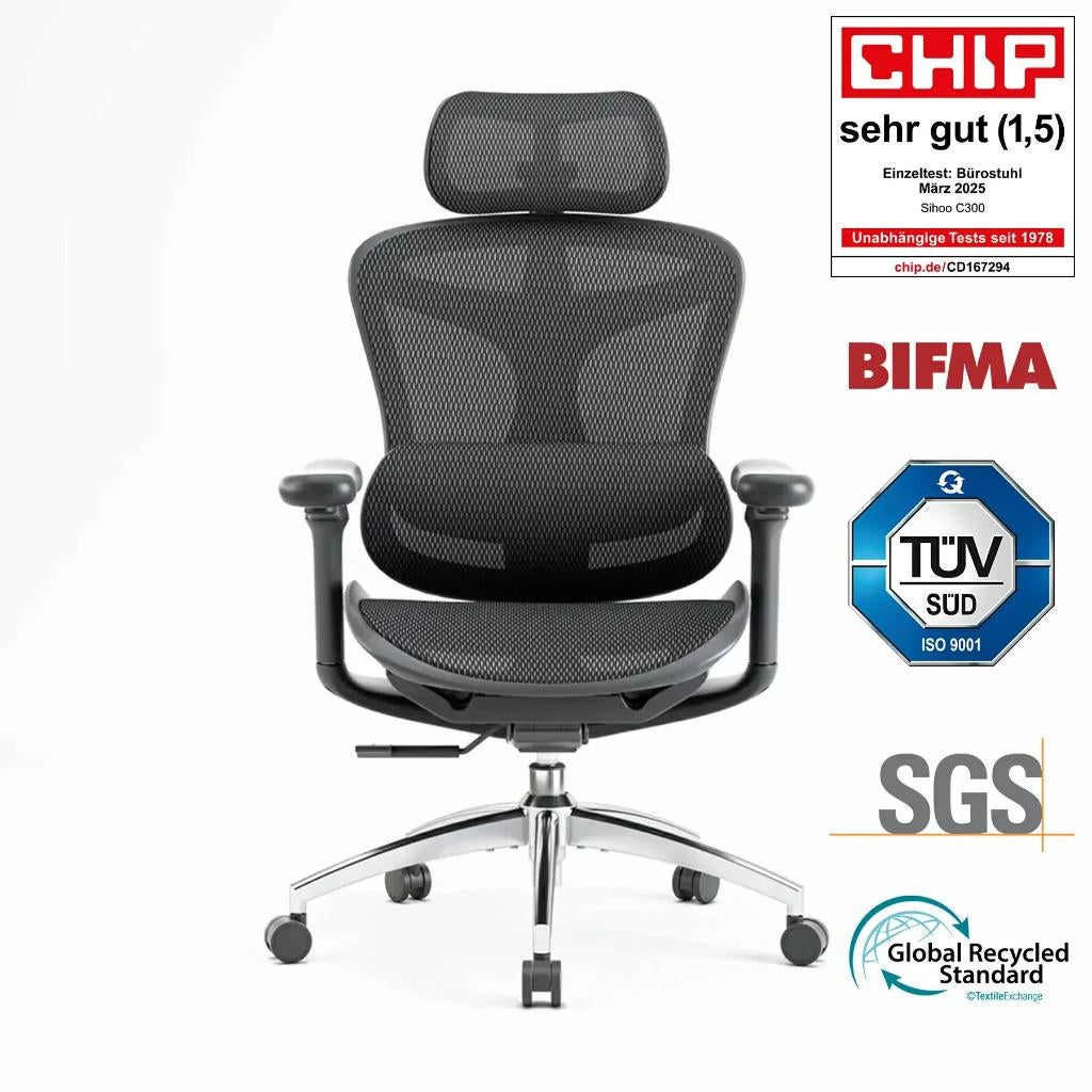 Looking for Sihoo Doro C300 Chair, Ophalen of Verzenden, Ergonomisch, Zwart, Bureaustoel