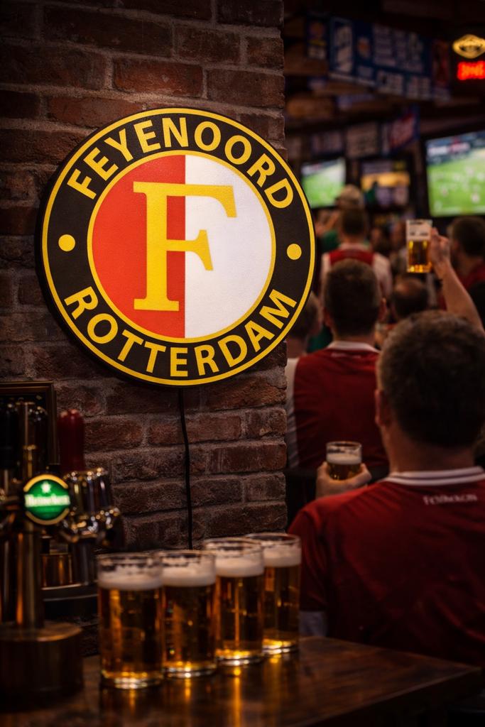 Feyenoord lamp, Ophalen of Verzenden, Nieuw, Minder dan 50 cm