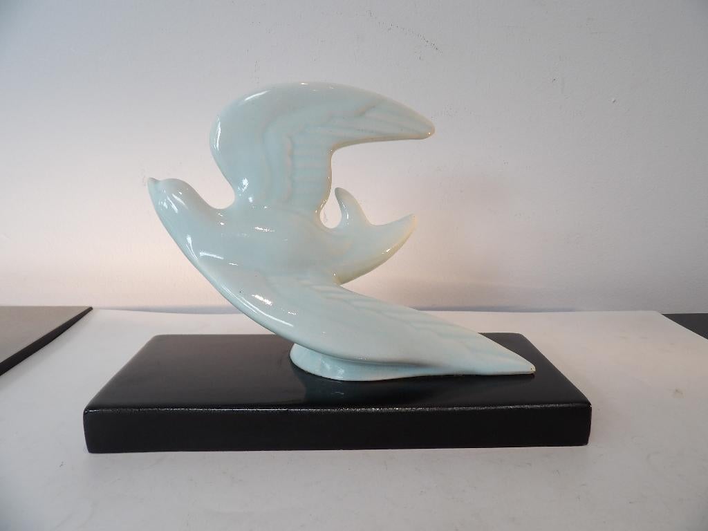 Art Deco Beeld St Clement France, Zwaluw, Ophalen of Verzenden