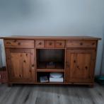 Massief houten dressoir met lades en deuren, Ophalen, Gebruikt, Met deur(en), Landelijk, Rustiek