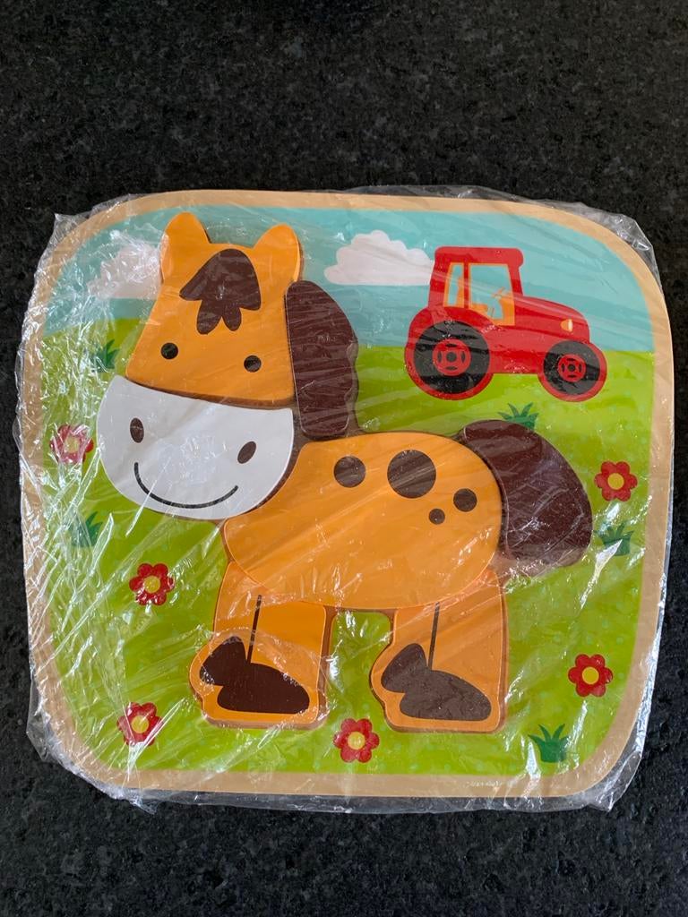 Verschillende houten puzzels, 2 tot 4 jaar, Ophalen of Verzenden, Zo goed als nieuw, Van hout