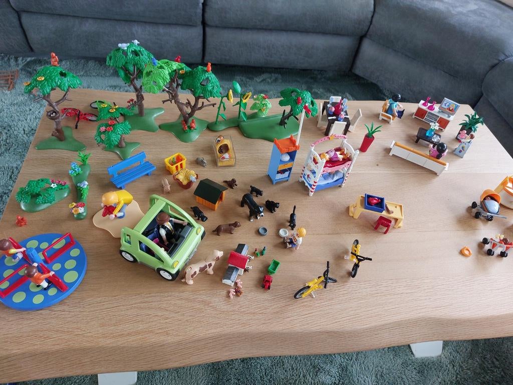 Veel Playmobil: Woonkamer, kinderkamer & meer, Ophalen, Gebruikt, Los playmobil