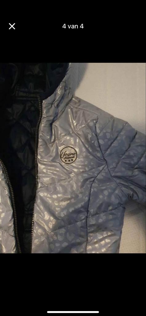 Mooi omkeerbaar jasje maat 140, Ophalen of Verzenden, Zo goed als nieuw, Jongen of Meisje, Jas