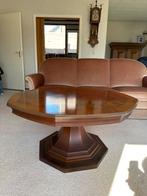 Unieke Salontafel met Wortelnoten Hout en Inlegwerk, Huis en Inrichting, Ophalen, Gebruikt, 100 tot 150 cm, 50 tot 75 cm