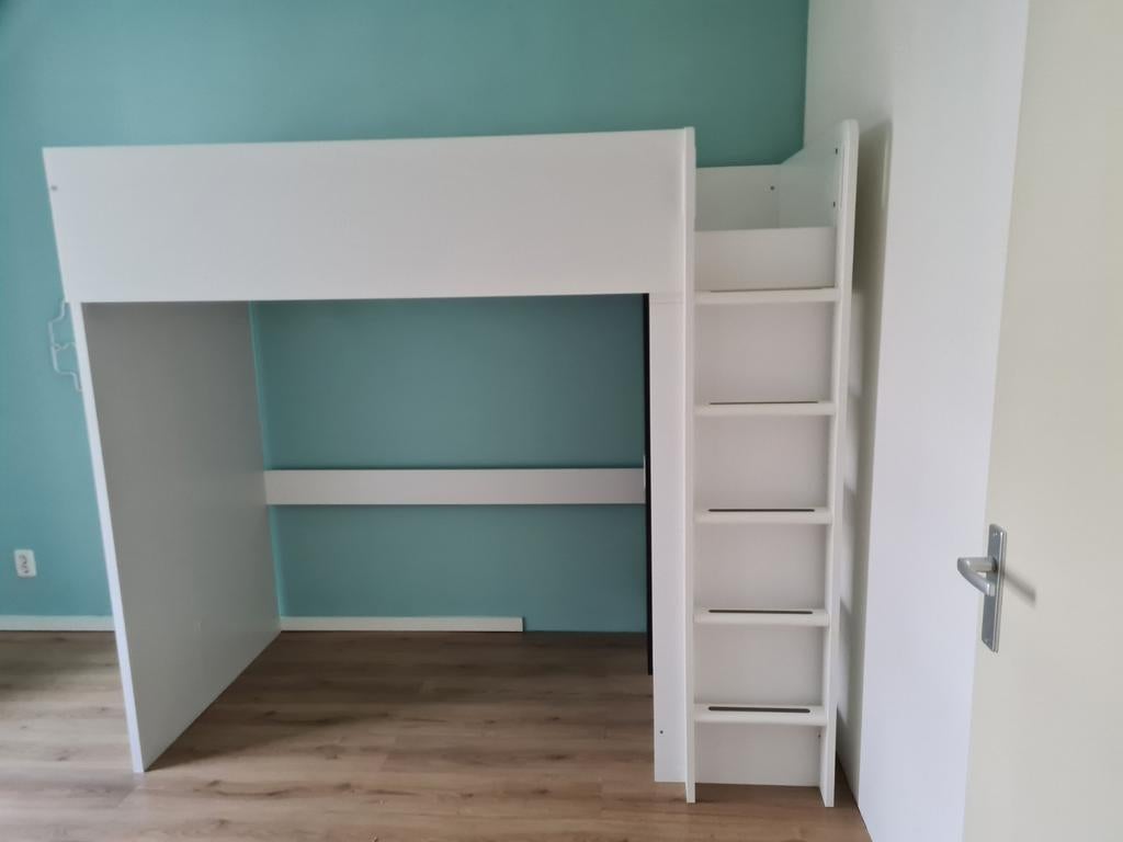 Ikea Stuva hoogslaper met bureau, Ophalen, Eenpersoons, Zo goed als nieuw, 90 cm
