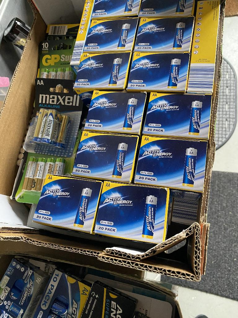 Grote partij diverse batterijen, Ophalen, Nieuw