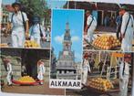 Alkmaar - kaasmarkt - 1960 - multiview - uitgave MUVA, Verzenden, 1940 tot 1960, Gelopen, Noord-Holland